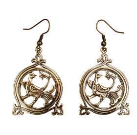 Earrings slotted "Turtle"