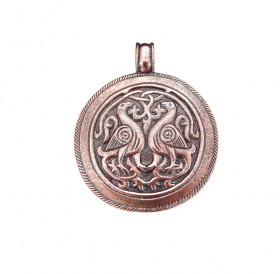 Cast pendant "Suzdal pigeons"