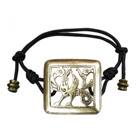 Bracelet-lace "Double-headed griffin"