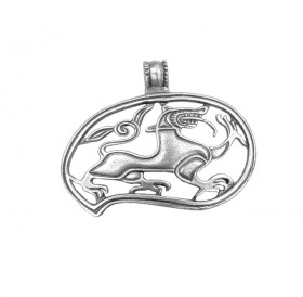 Slotted pendant "Lut-beast"