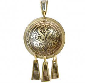 Noisy pendant "Suzdal pigeons"