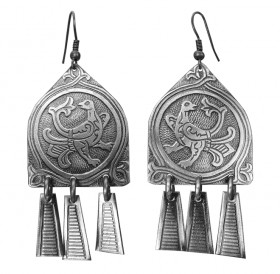 Noisy earrings "Gorlitsa"