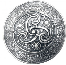 Cast brooch "Three-legged Kolovrat"