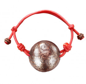 Spherical lace bracelet "Unknown animal"