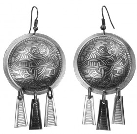 Noisy earrings "Unknown animal"