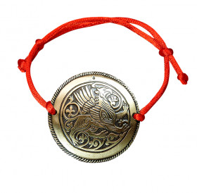 Bracelet-lace "Suzdal griffin". Embossing