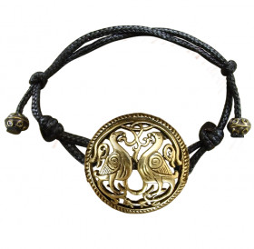 Bracelet-lace "Suzdal pigeons"