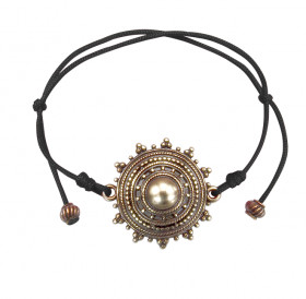 Bracelet-lace "Sun seeds"