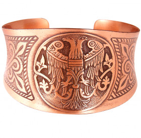 Concave bracelet "Two-headed bird"