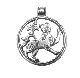 Slotted pendant "Mighty lion"