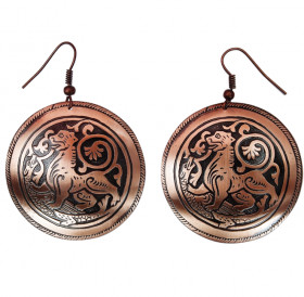 Earrings "Suzdal lion"