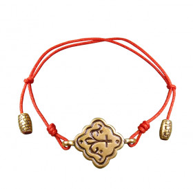 Bracelet-lace "Prosperous cross" No. 2
