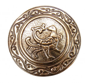 Brooch "Turtle-dove"