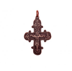 Cross with crucifixion of Jesus Christ