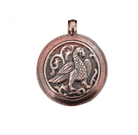 Cast pendant "Suzdal bird"