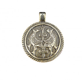 Cast pendant "Terekhovskie birds"