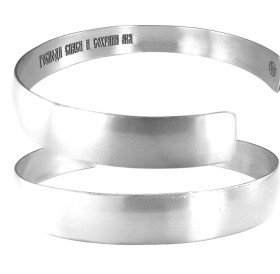 Bracelet "Save and Preserve" narrow. Text inside
