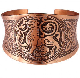 Concave bracelet "Suzdal lion"