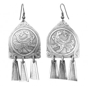 Noisy earrings "Gorlitsa"