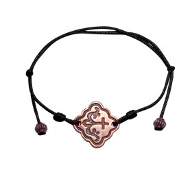 Bracelet-lace "Prosperous cross" No. 3