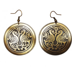 Earrings "Suzdal pigeons"