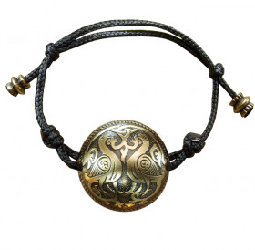 Spherical bracelet-lace "Suzdal pigeons"