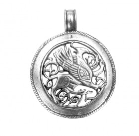 Slotted pendant "Suzdal Griffin"