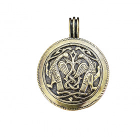 Cast pendant "Suzdal hawks"