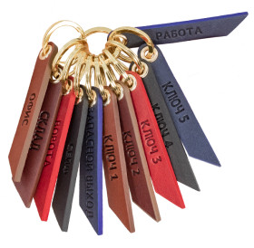 Набор брелоков для ключей "Работа"