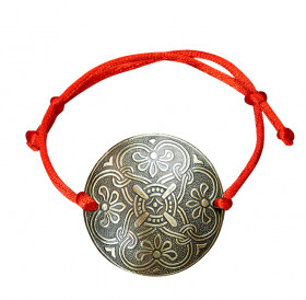 Bracelet-lace "Prosperity". Embossing