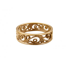 Ring "Ruslana" slotted untinted