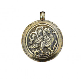 Cast pendant "Suzdal bird"