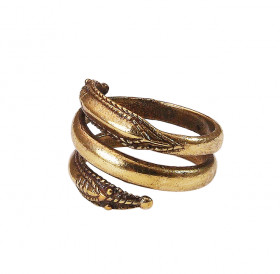 Whiskered ring "World Serpent"