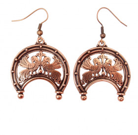 Earrings-moon "Firebird"