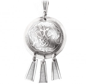 Noisy pendant "Suzdal hawks"