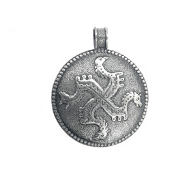 Decorated pendant "Solstice"