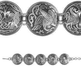 Bracelet "Suzdal animals and birds"