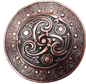 Cast brooch "Three-legged Kolovrat"