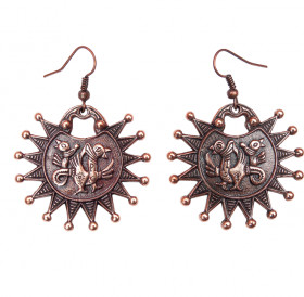Earrings "Two-headed griffins"