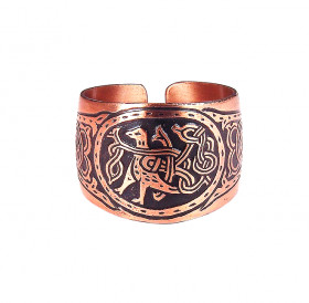 Ring "Bird with entwined tail"