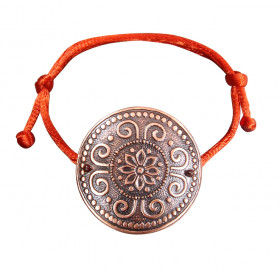 Bracelet-lace "Prosperity". Embossing