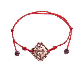 Bracelet-lace "Prosperous cross" No. 3