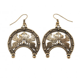 Earrings-moon "Firebird"