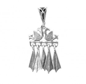 Pendant "A pair of pigeons"