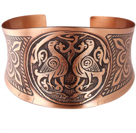 Concave bracelet "Suzdal pigeons"