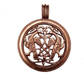 Slotted pendant "Suzdal hawks"