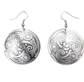 Earrings "Three-legged Kolovrat"