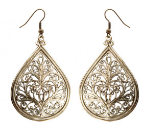 Earrings "Snow patterns"
