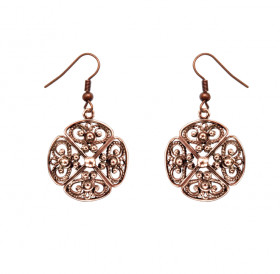 Earrings "Peonies"