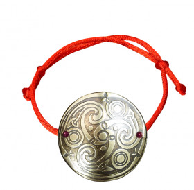 Bracelet-lace "Three-legged Kolovrat". Embossing